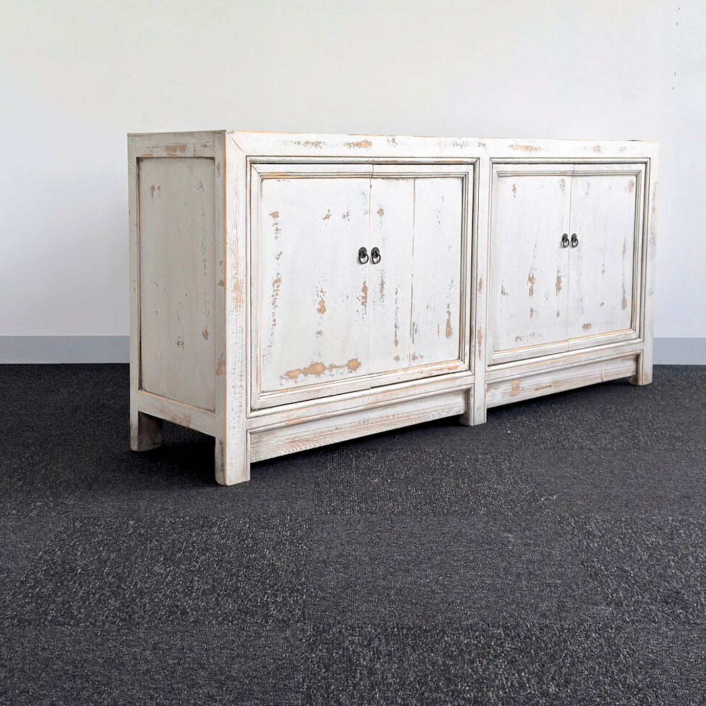 H14 White Washed Buffet | Painted