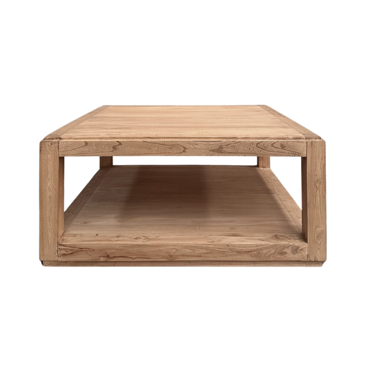 Square Open Coffee Table (90) | Natural