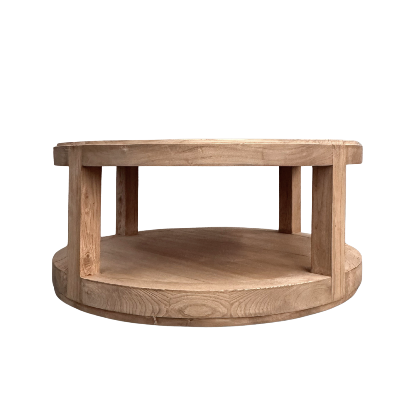 Round Open Coffee Table (90) | Natural