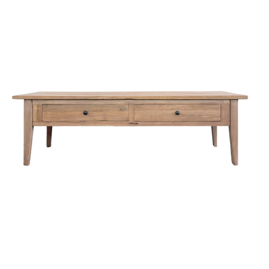 2 Drawer Coffee Table Flinders | Rustic