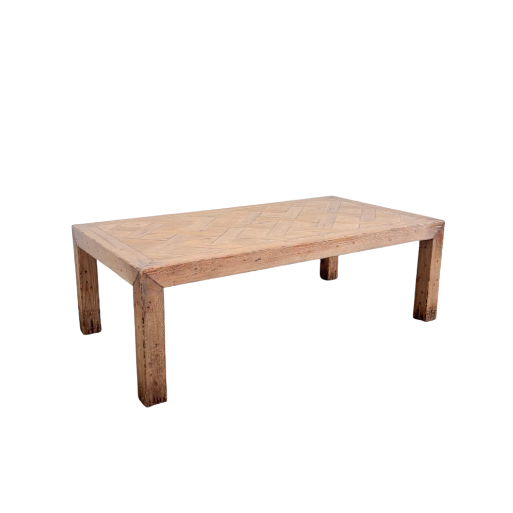 Parquetry Rectangular Coffee Table