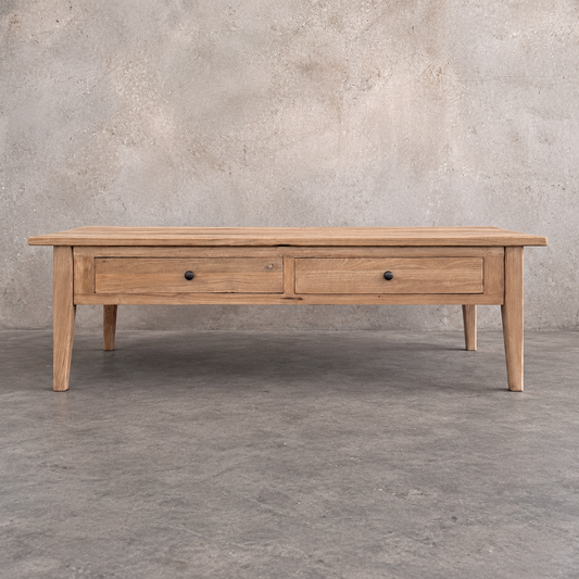 2 Drawer Coffee Table Flinders | Rustic