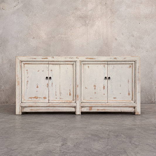 H14 White Washed Buffet | Painted